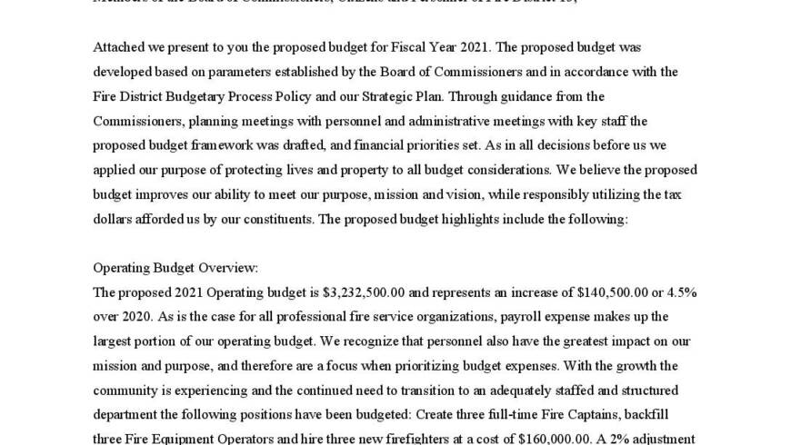 2021 Budget & Budget Statement FINAL