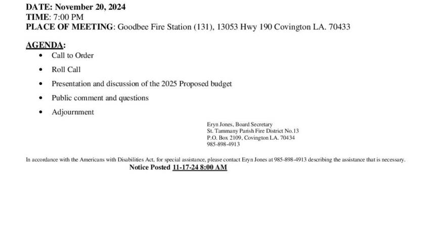 Public Hearing Notice 11 20 24