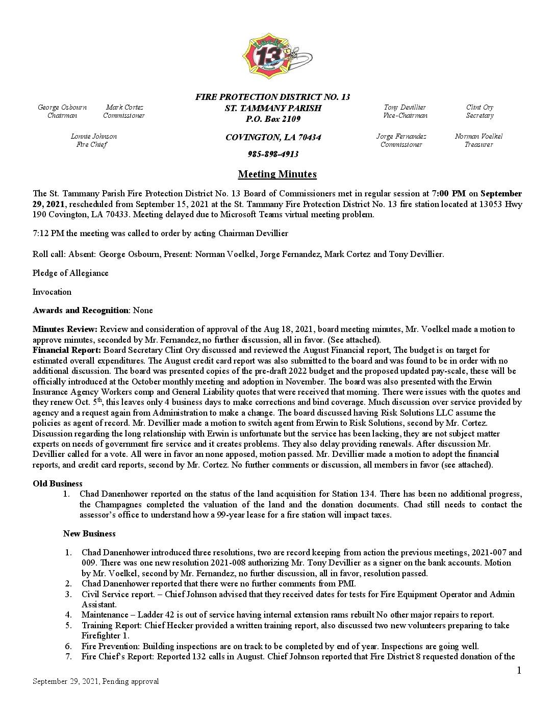 September 29th Meeting Minutes 2021 (1)