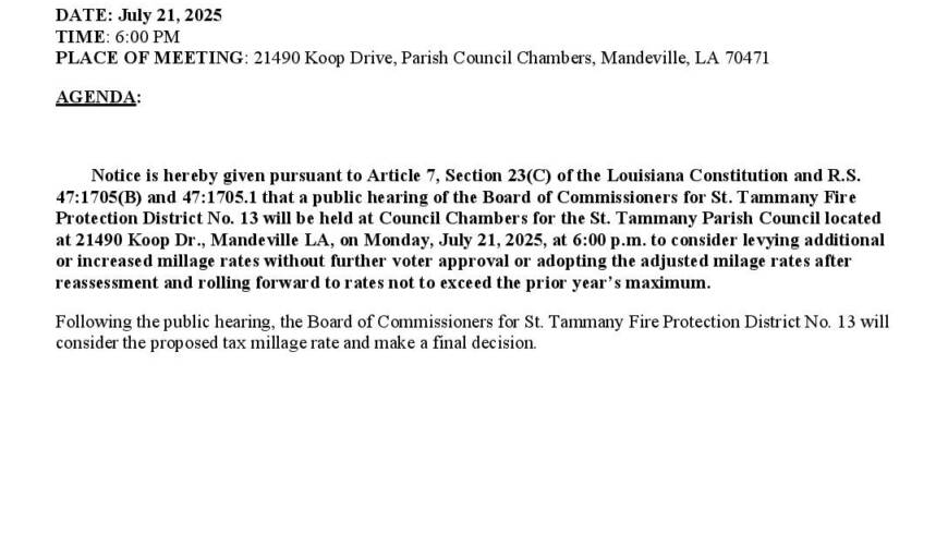 Public Hearing Notice 7 21 25