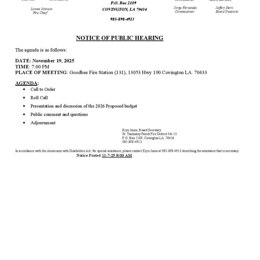 Public Hearing Notice 11 19 25